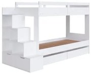 Beliche Infantil Com Escada e 4 Gavetas Infix C06 Branco - Mpozenato