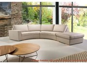 Conjunto Sofa Style Bege Pes Amendoa - 49595 Sun House