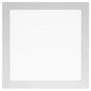 Plafon Led De Sobrepor Quadrado Branco 48W Panel - LED BRANCO QUENTE (3000K)