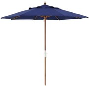 Ombrellone Poliéster Veranu Azul - 300 cm - 69128 Sun House