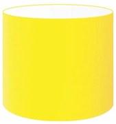 Cúpula Abajur Cilíndrica Cp-7007 Ø20x22cm Amarelo