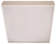 Plafon Ayla 27X27Cm Led 16,4W Bivolt | Usina 19040/27 (BT - Branco Texturizado, 3000k)