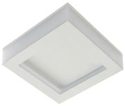 Plafon Led Sobrepor Aluminio Branco 7w 3000k Polar