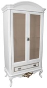 Cristaleira Lavanda 2 Portas - Branco com Fendi Lumiére Provençal Kleiner