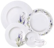 Aparelho de Jantar Tramontina Lilla em Porcelana Decorada 30 Peças