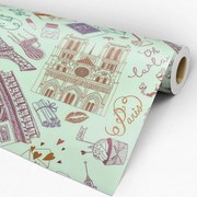 Papel de parede adesivo casual paris