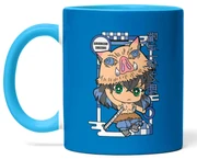 Caneca Demon Slayer Personagens - Interior E Alça Amarelo