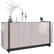 Balcão Buffet Para Sala De Jantar 4 Portas Ipanema C05 Off White/Nogue