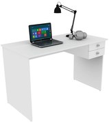 Mesa para Escritório Home Office ME4165 MDP Branco G69 - Gran Belo