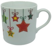 Caneca 350Ml Decoração Natal Porcelana Schmidt - Mod. B