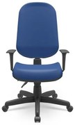 Cadeira Office Operativa Plus Presidente Azul 93cm - 62725 Sun House