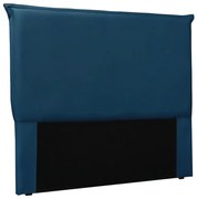 Cabeceira Cama Box Casal 140 cm Garden Veludo Azul Marinho S04 - D'Rossi