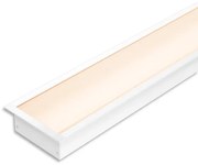 Perfil Led Embutir Aluminio Branco 32w 2700k 1m