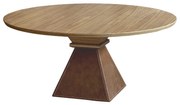 Mesa de Apoio Baixa Kaia - Mel Pinus com Detalhes Dourado Soleil  Kleiner