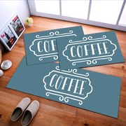 Jogo de Tapete de Cozinha, Coffee Paris - 3 Pças