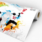 Papel de parede adesivo casual futebol americano