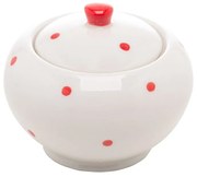 Açucareiro Porcelana Com Tampa Petit Pois 9x8cm 17876 Wolff