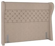 Cabeceira Cama Box Casal 140cm Trinidad P02 Linho Areia - Mpozenato