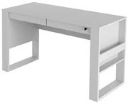 Mesa Para Computador Escrivaninha 2 Gavetas ME4144 Branco - Tecno Mobi