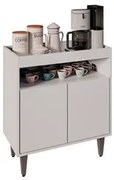 Balcão Aparador Buffet Cantinho do Café 71cm Lice M24 Branco - Mpozena