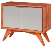 Buffet Uriel 2 Portas Natural e Fendi - Wood Prime MP 27561