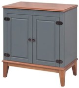 Buffet Antoine 2 Portas cor Cinza e Amendoa 83cm - 60740 Sun House