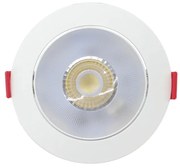 Spot De Embutir Redondo 7W 3000K Led Bivolt Ø10,5X3,1Cm | Opus Eco 330...