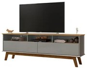 Rack Bancada Para TV Até 65 Polegadas Elegant Cinamomo/Titanium - Bech