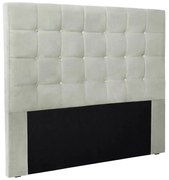 Cabeceira Cama Box Casal 140 cm Verona Veludo S04 - D'Rossi - Prata