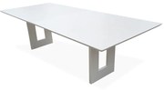 Mesa de Jantar Marselha Retangular Madeira Maciça Eucalipto Design Moderno