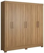 Guarda Roupa Casal 6 Portas 3 Gavetas Pratico D02 Amendola Touch - Mpo