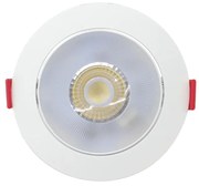 Spot De Embutir Redondo 7W 4000K Led Bivolt Ø10,5X3,1Cm | Opus Eco 387...