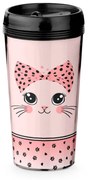 Copo Viagem 520ml Gatinha Miau Geek Nerd