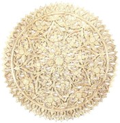 Mandala Floral Entalhada 60cm | Bali