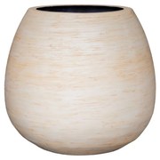 Vaso Oceano G - Vaso de Fibra 93x92x92cm - areia natural