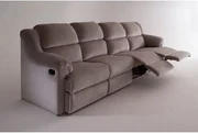 Sofá 4 Lugares Articulado / Reclinável Elétrico - Concept 2066 Suede Cinza