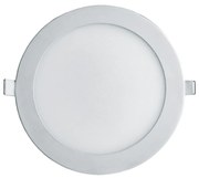 Luminária De Embutir Redondo 18W 6500K Led Bivolt Ø22X2,5Cm Downlight... (Branco)