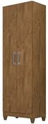 Armário Multiuso Organizador 2 Portas Astrid M07 Castanho Wood - Mpoze