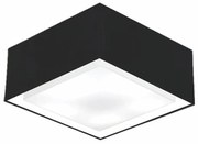 Plafon Quadrado Duplo Vivare Md-3039 Cúpula em Tecido 25x50x50cm - Bivolt