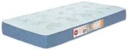 Colchão Solteiro Sleep Max Espuma D45 120x203x18cm Branco/Azul - Casto