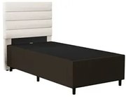 Cabeceira com Base para Cama Box Solteiro 88x188cm Hit ID5 Linho Cru/S