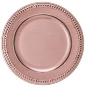 Sousplat Galles Dots Rose Gold Antique- Copa & Cia