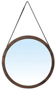 Espelho Berlim com Moldura cor Rustic Brown 65cm  - 51129 Sun House