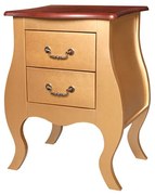 Mesa de Cabeceira Bombê 2 Gavetas - Wood Prime NL 11497