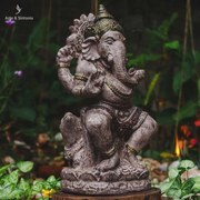 Estátua Ganesh em Cimento 60cm - Bali