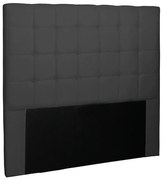 Cabeceira Decorativa Casal 1,40M Tropea Suede Preto G63 - Gran Belo