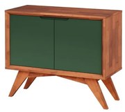 Buffet Uriel 2 Portas Natural e Verde Musgo - Wood Prime MP 27565