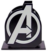 Porta Lápis Caneta E Acessórios Geek Avengers Vingadores 10x10cm