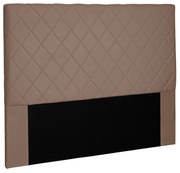 Cabeceira Dubai Para Cama Box Casal 140 cm Suede - D'Rossi - Caramelo