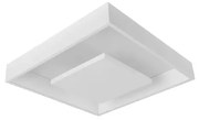 Plafon Led Sobrepor Quadrado Branco 16,8w 3000k New Picture